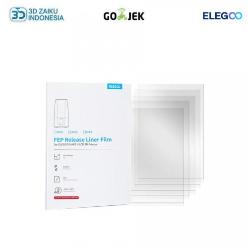 Original ELEGOO Mars 5 and Mars 5 Ultra MSLA LCD FEP Film Pack